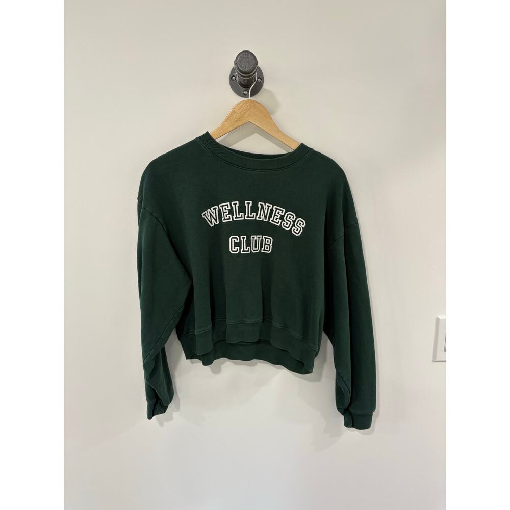 Sporty & Rich Wellness Club Crewneck Sweatshirt Size M